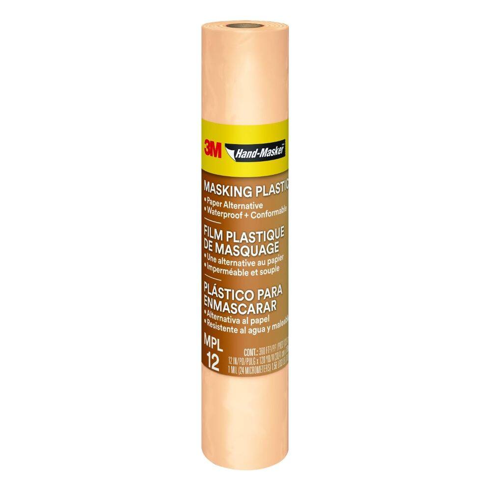 Máscara manual de plástico 3M MPL12 12 cm x 110 m à prova d`água