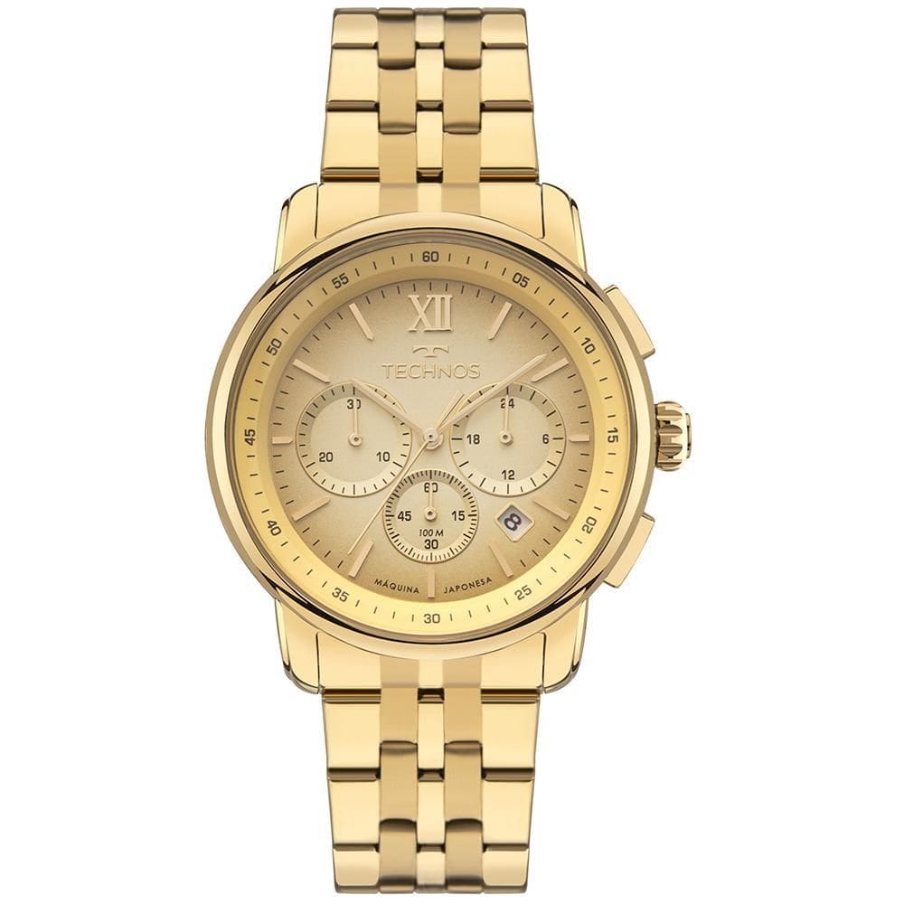 Relógio Technos Masculino Grandtech Dourado - JS25BCO/1X
