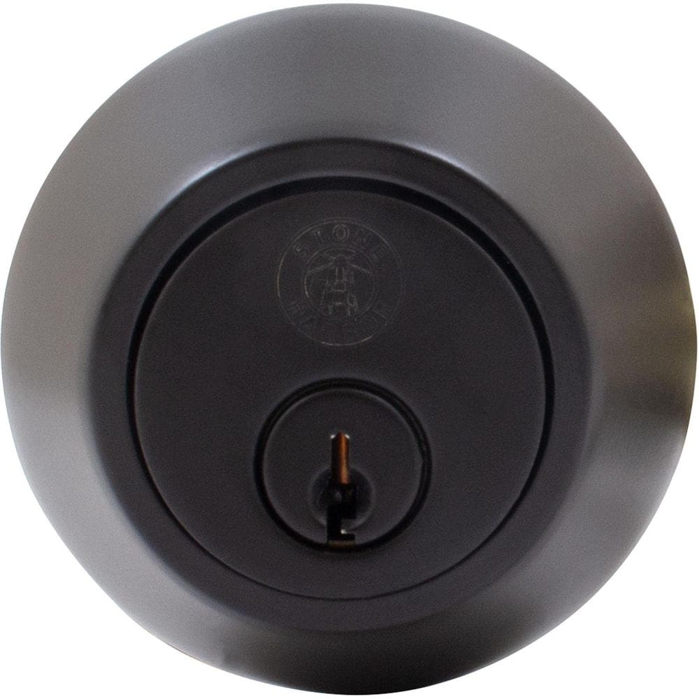 Deadbolt Lock Stone Harbor HW Grau 3 preto fosco KW1