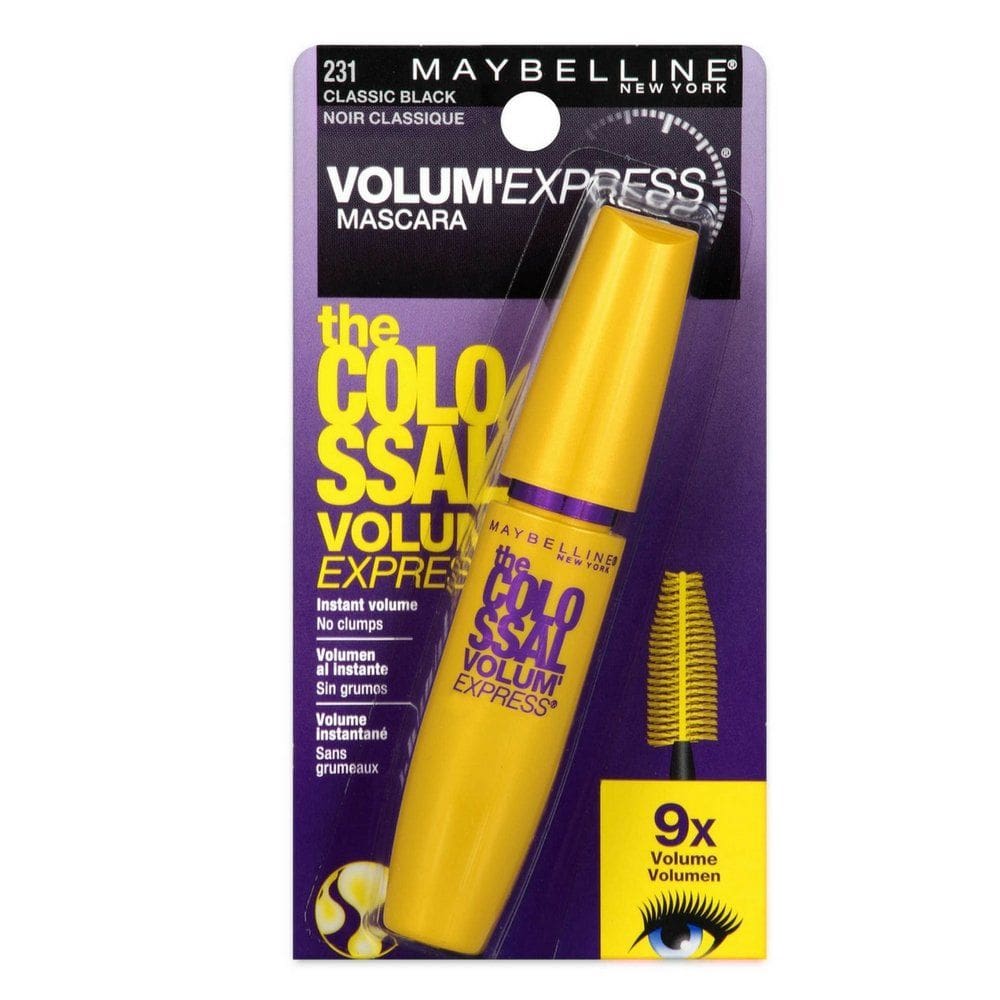 Rímel Maybelline Volum` Express Colossal Lavável Preto