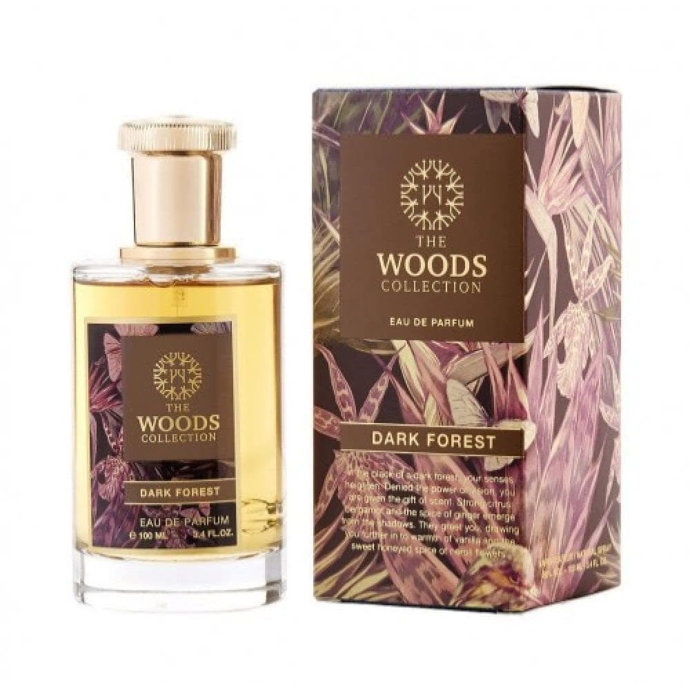 A COLEÇÃO WOODS DARK FOREST Eau De Parfum Spray 3.4 Oz (Embalagem Antiga)