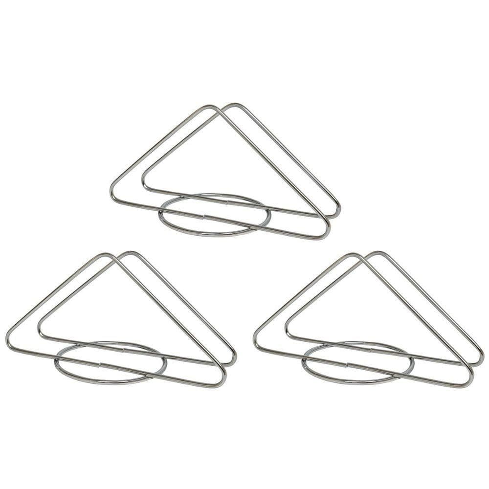 Kit 3 Porta Guardanapos Aramado Aço Cromado Prime - Araminas