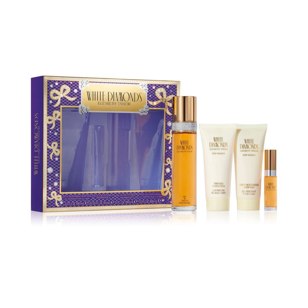 Conjunto de perfumes Elizabeth Taylor White Diamonds para mulheres