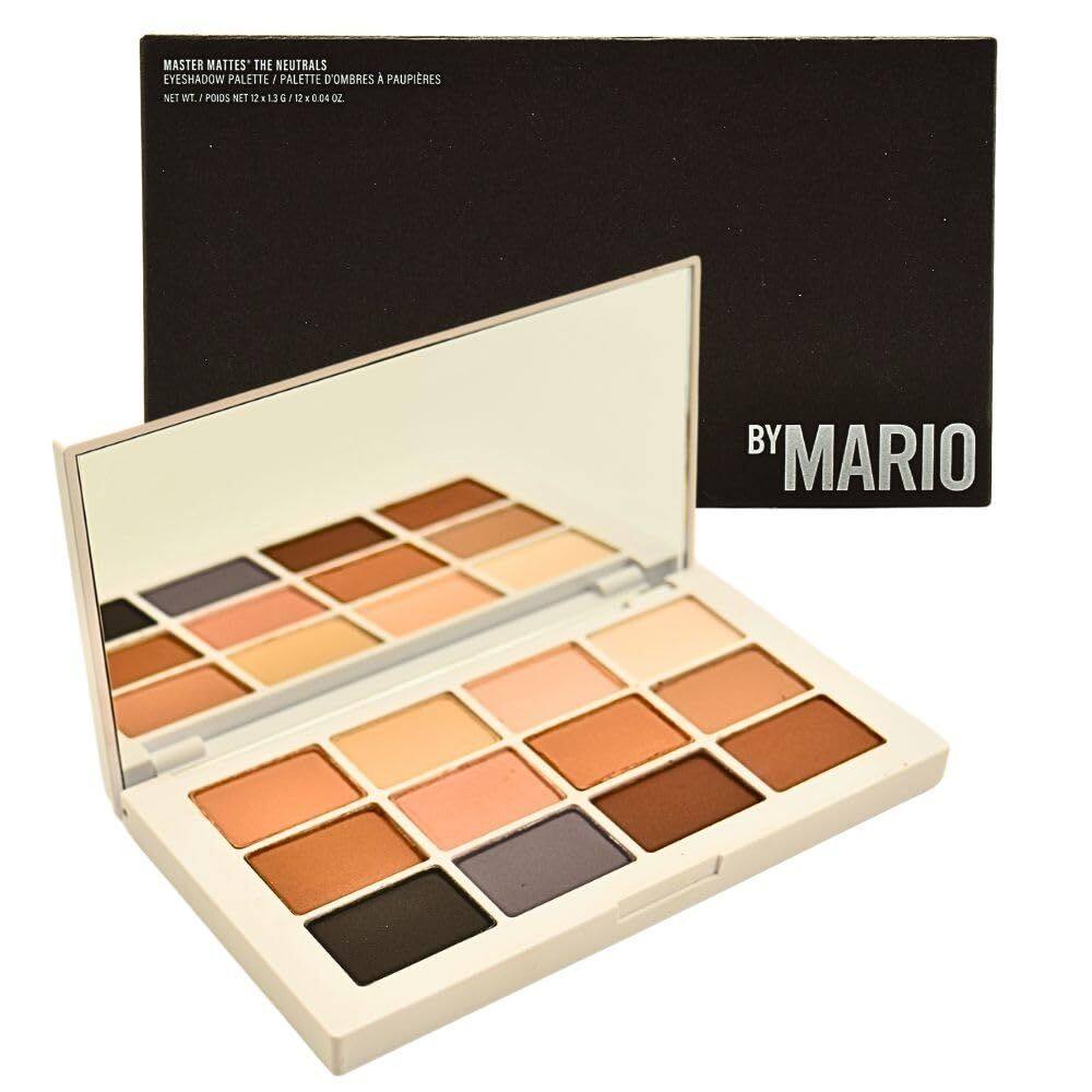 Paleta de sombras de maquiagem de Mario Master Mattes The Neutrals