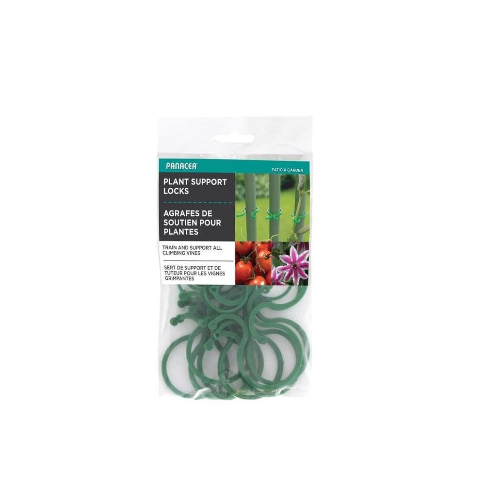 Plant Locks Panacea, plástico verde de 8 cm para estacas