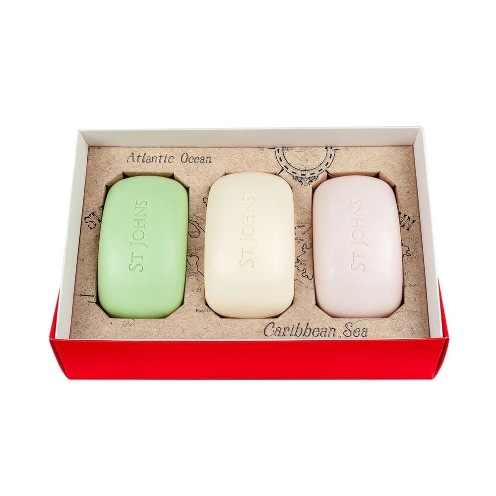 Conjunto de sabonetes St. Johns Luxury Bath, chuveiro para homens, 200 ml