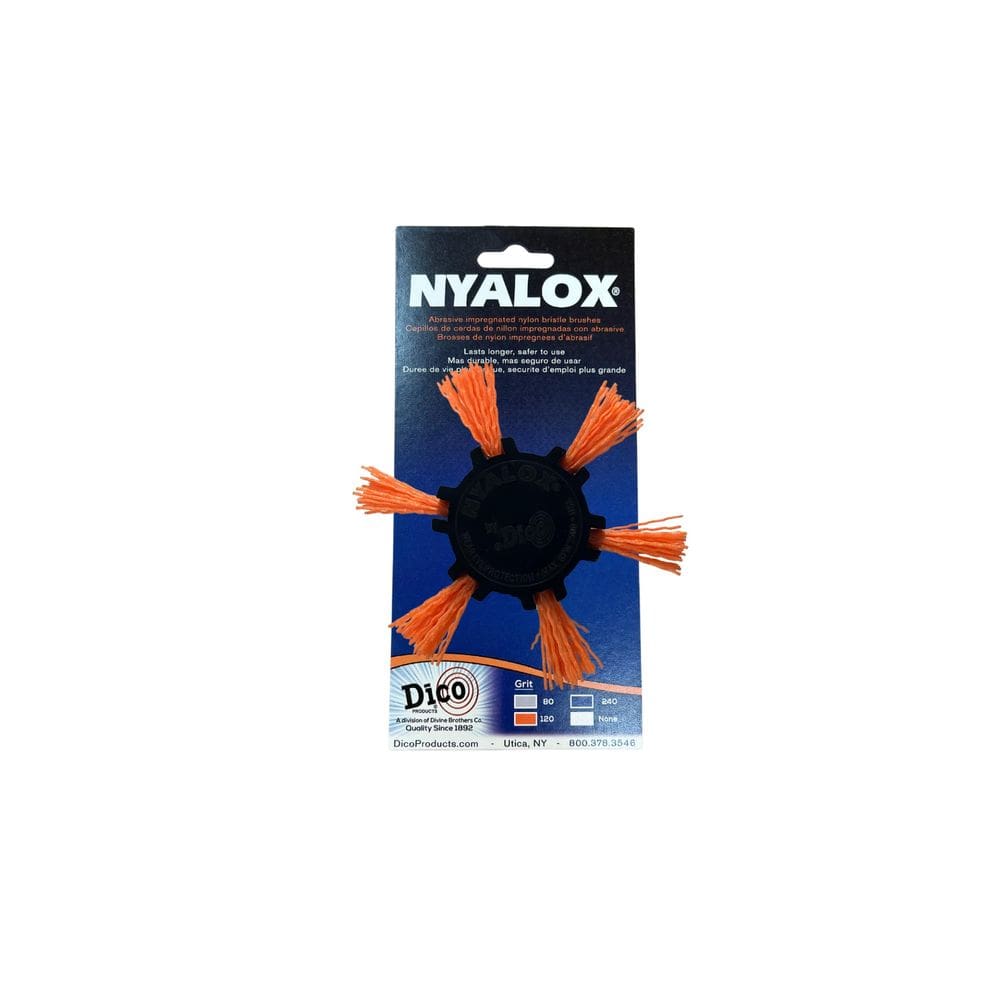 Escova abrasiva Dico Nyalox Flap 4” Orange 120 Grit