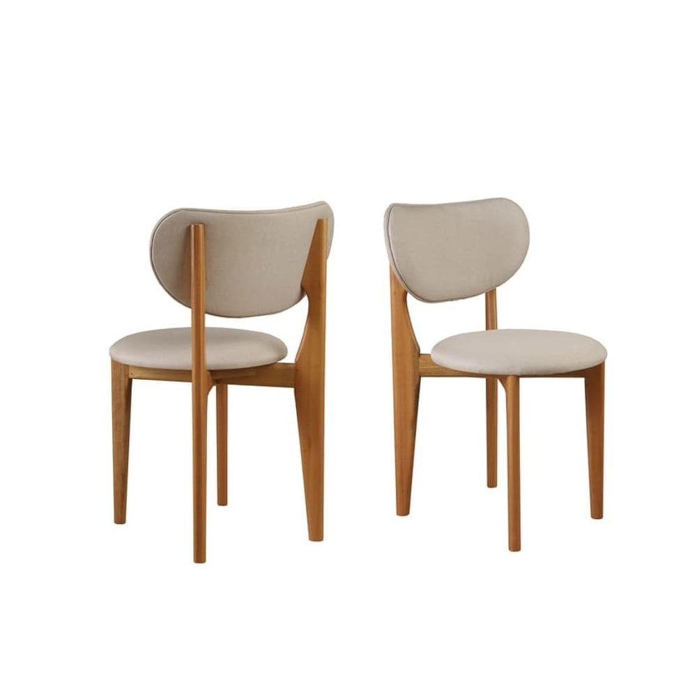 Cadeiras Madeira Maciça Estofada - Narciso - Harmonia Salas