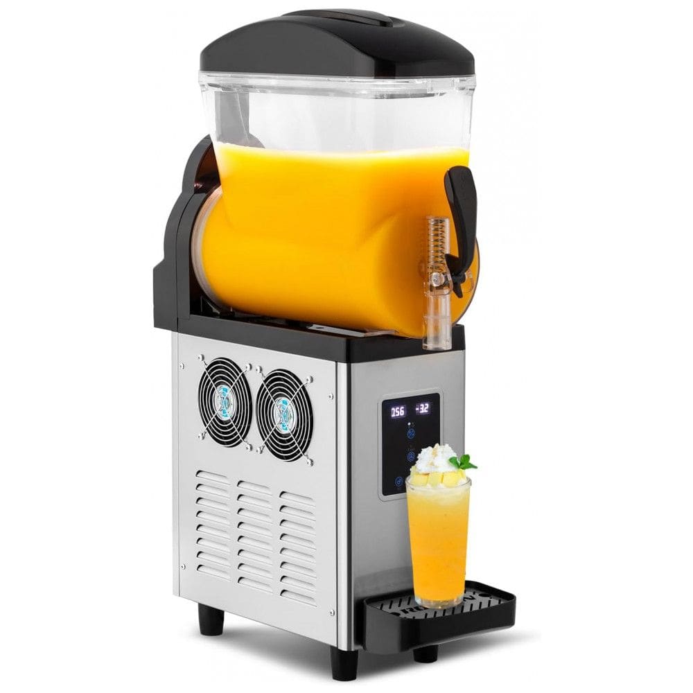 Máquina de Raspadinha ROVSUN para Uso Comercial e Residencial, 15L de Capacidade, Aço Inoxidável, Eficiente em Refrigeração, para Casa