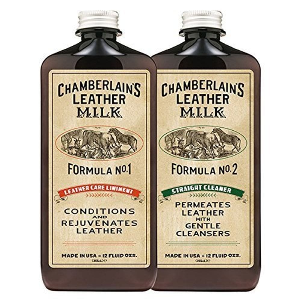 Kit de condicionador e limpeza de leite em couro Chamberlain`s