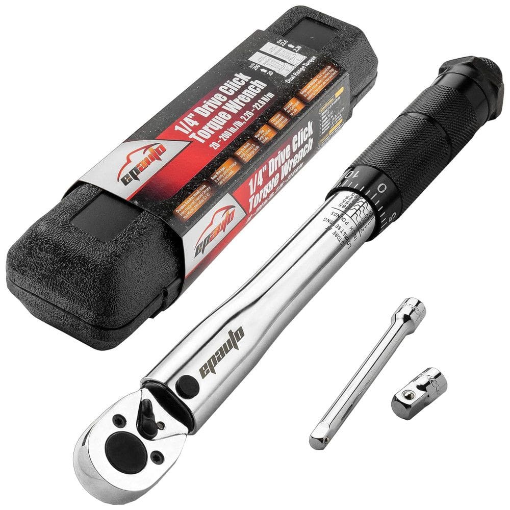 Ferramenta Automotiva 1, 4 de Polegada Chave de Torque Com Clique, EPAUTO ST 013 1, Cinza escuro