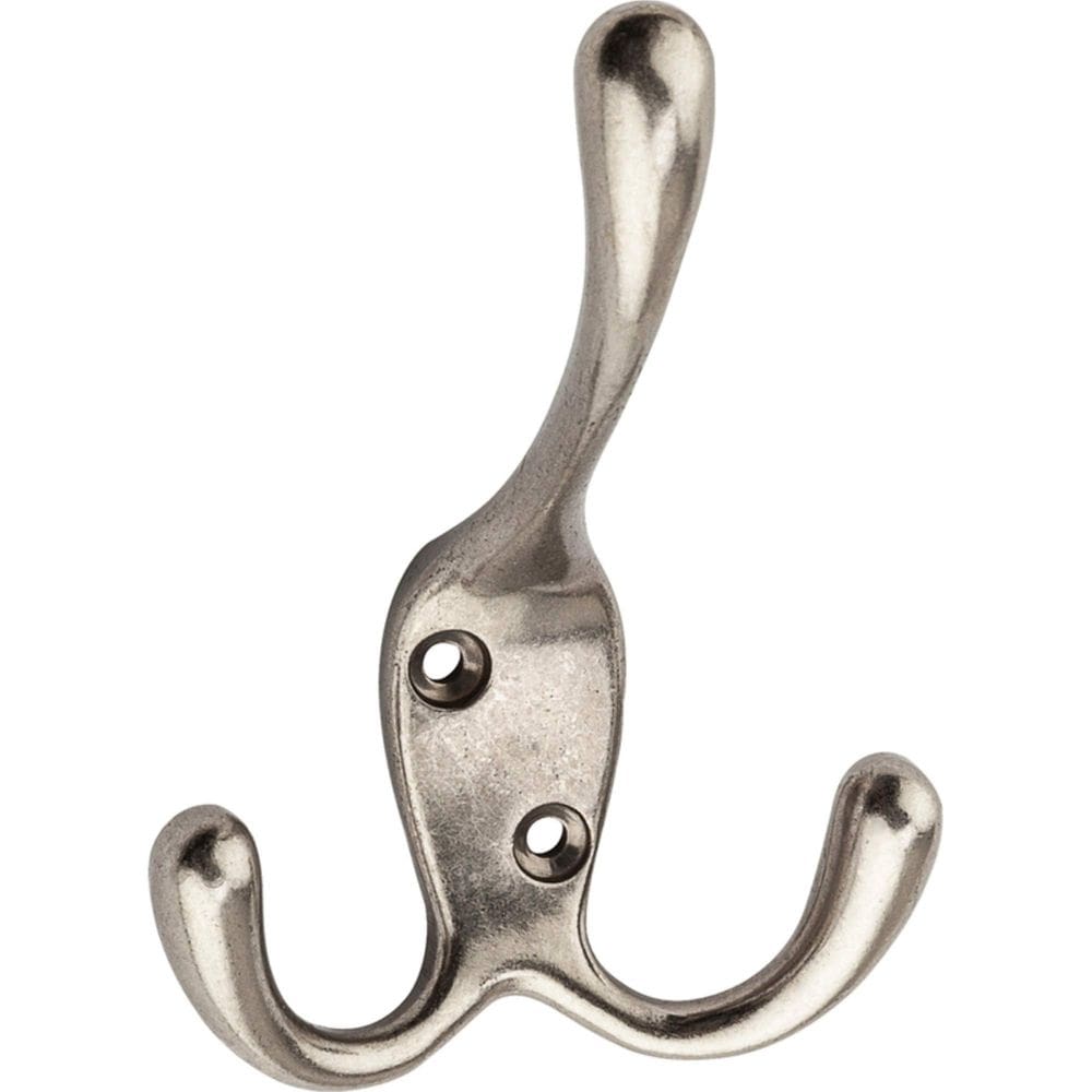 Gancho de roupão triplo National Hardware SN Finish