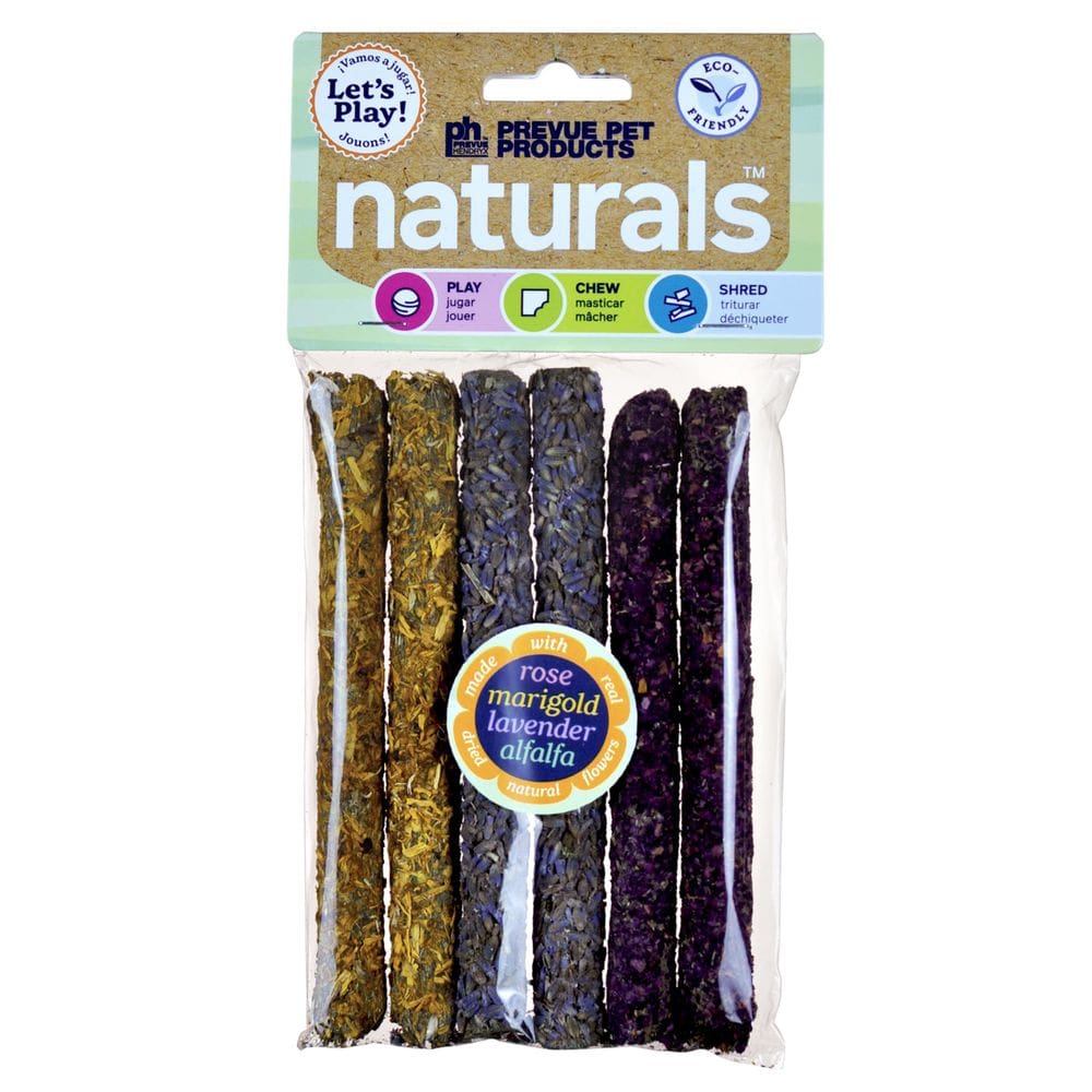Petiscos para animais de pequeno porte Prevue Pet Products Natural Flower Chew Sticks