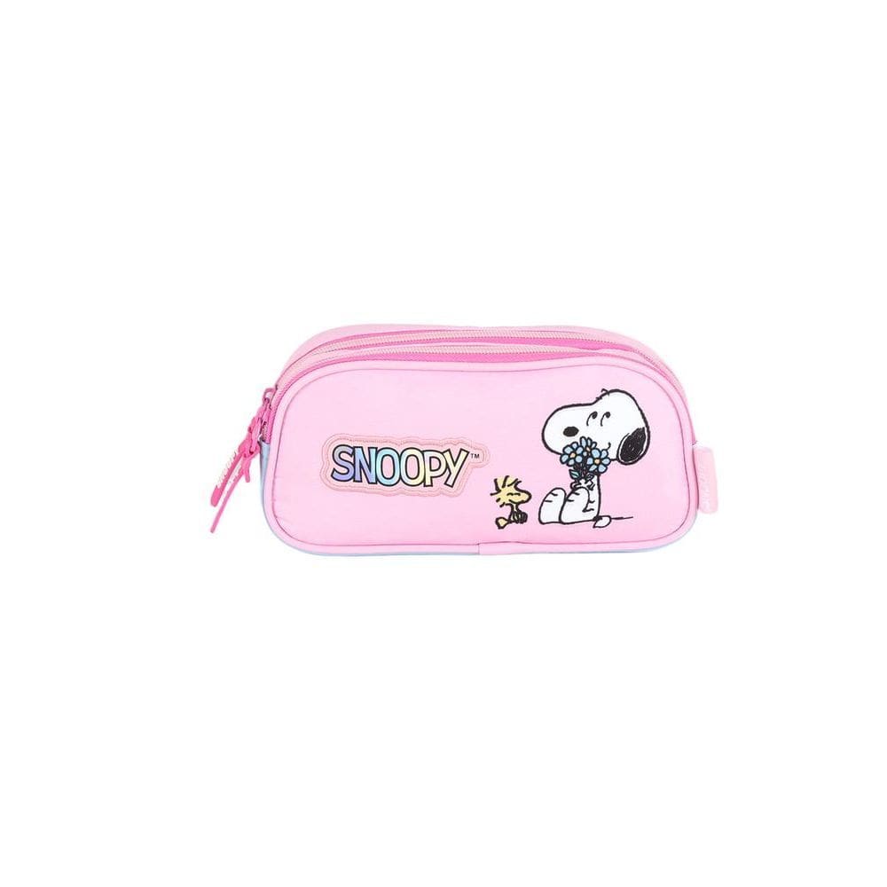 Estojo Snoopy Rosa Un