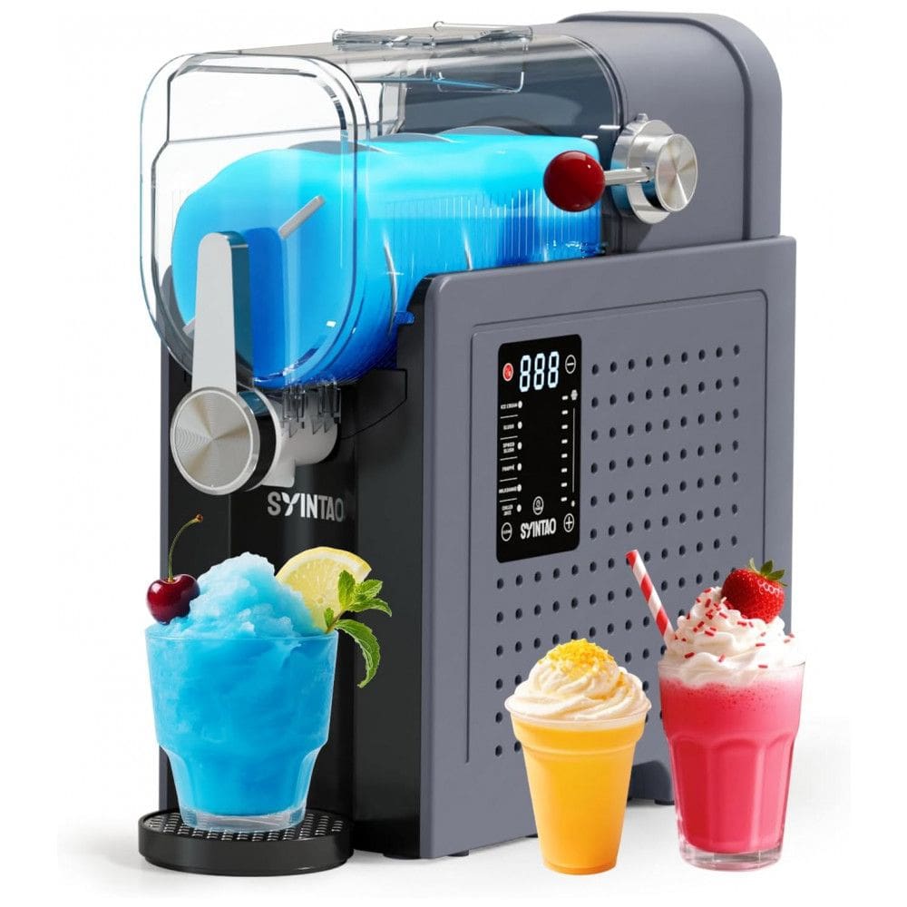 Máquina de Raspadinha SYINTAO Sem Uso de Gelo, 2,22 Litros de Bebidas Congeladas Máquina de Sorvete Soft. Máquina de Frozen Para Casa