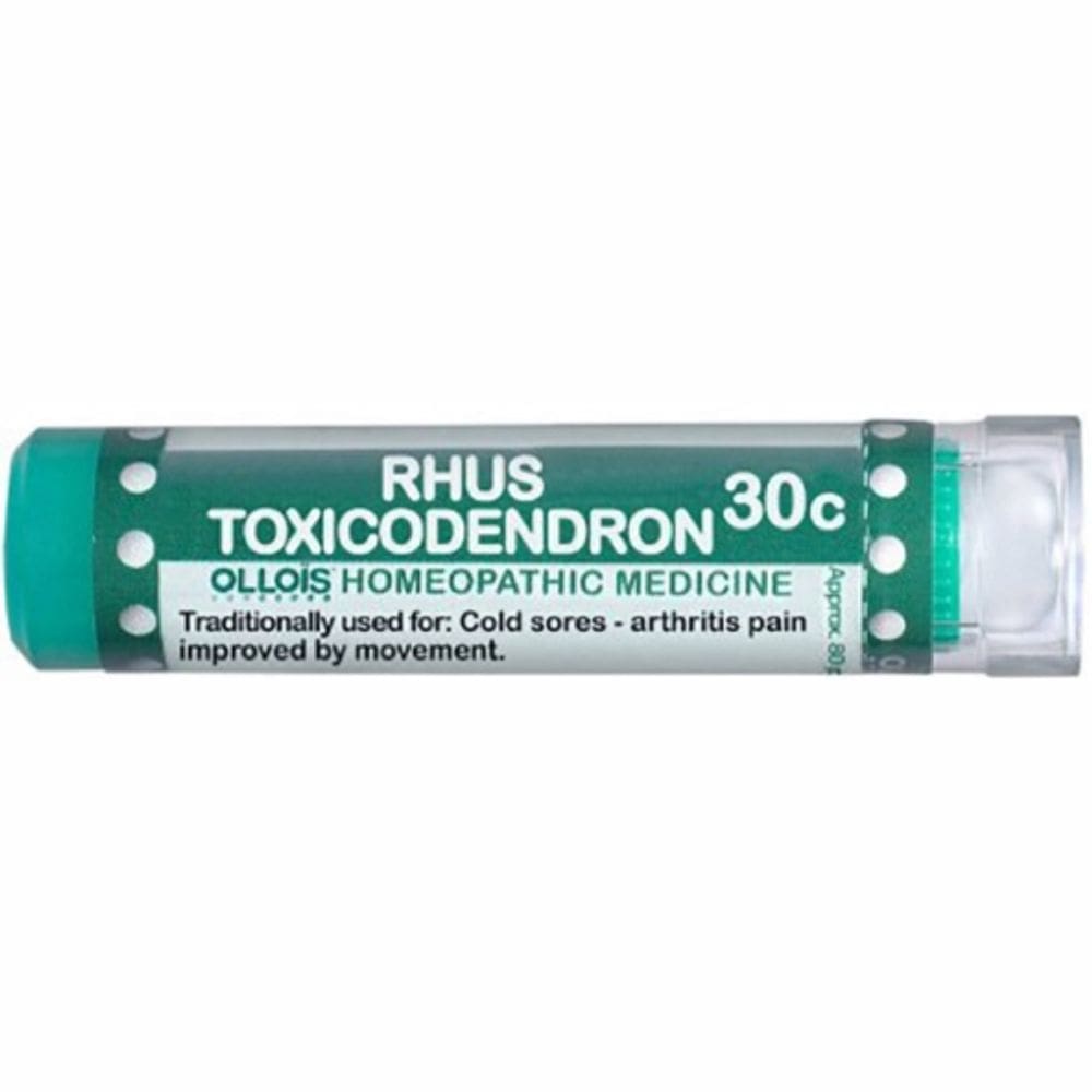 Rhus Toxicodendron 30C 80 Peaces (Pellets) de Ollois (pacote com 6)