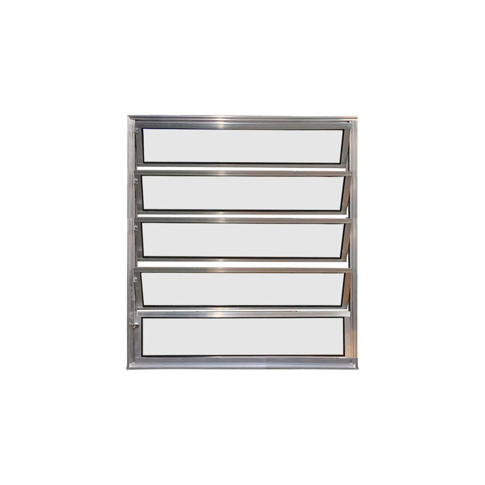 Vitro Basculante de Alumínio Brilhante 100x60 Linha 25