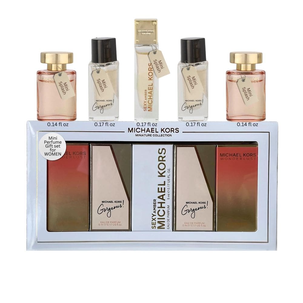 Conjunto de perfumes Michael Kors Mini Gift para mulheres com 3 aromas