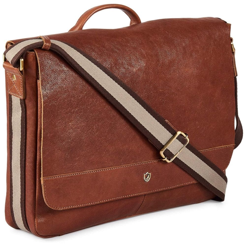 Bolsa, Pasta de Couro para Laptop Vintage, COCHOA, Marrom