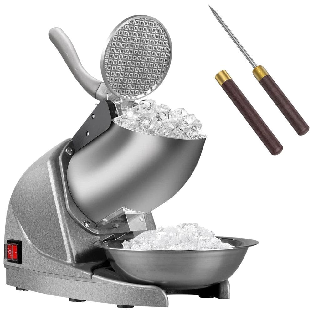 Máquina de Raspadinha Profissional, Produz 129 kg, H, 380W, 110v, BI DTOOL, Cinza