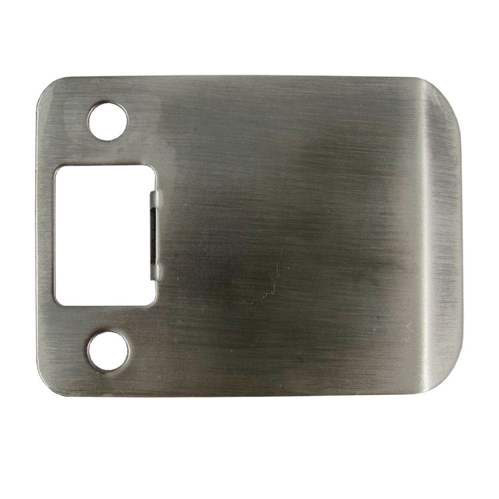 Strike Plate Stone Harbor Hardware, níquel antigo de 6x6 cm