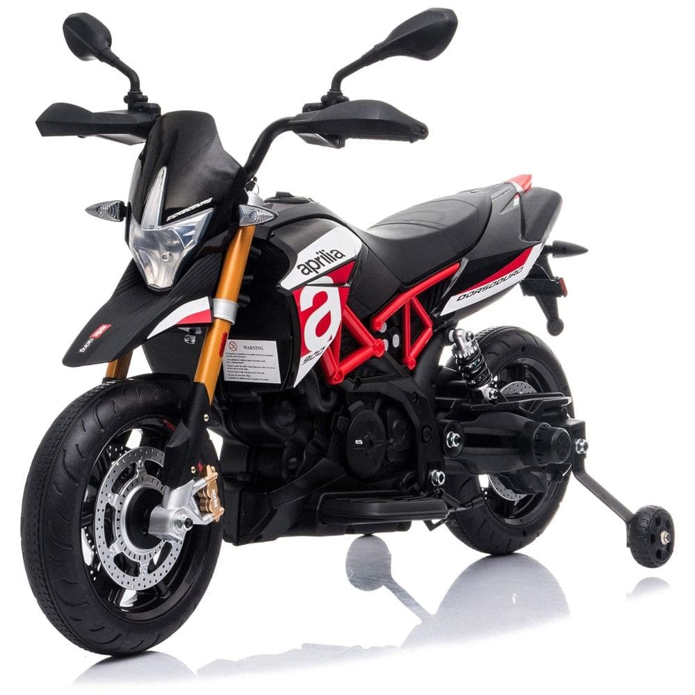 Moto Elétrica 1 Assento 12V, com Luzes de LED, MP3, TOBBI, Vermelho