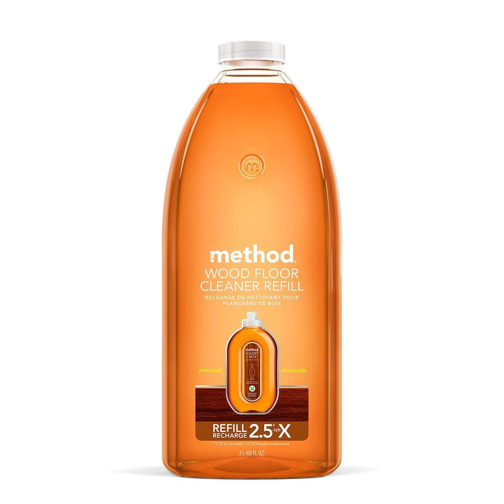 Método de recarga do limpador de piso Squirt + Mop Hardwood 2L Almond