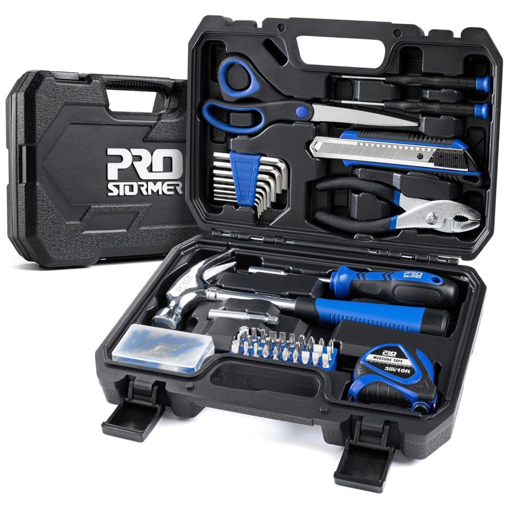 Kit de Ferramentas com Maleta de zenamento, 49 Peças, PROSTORMER, Azul