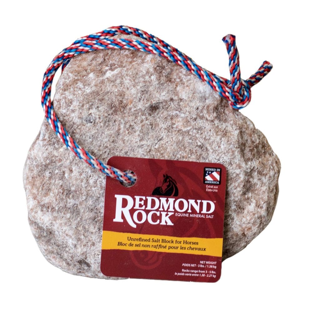 Salt Rock Block Redmond 1,5 kg não refinado para cavalos