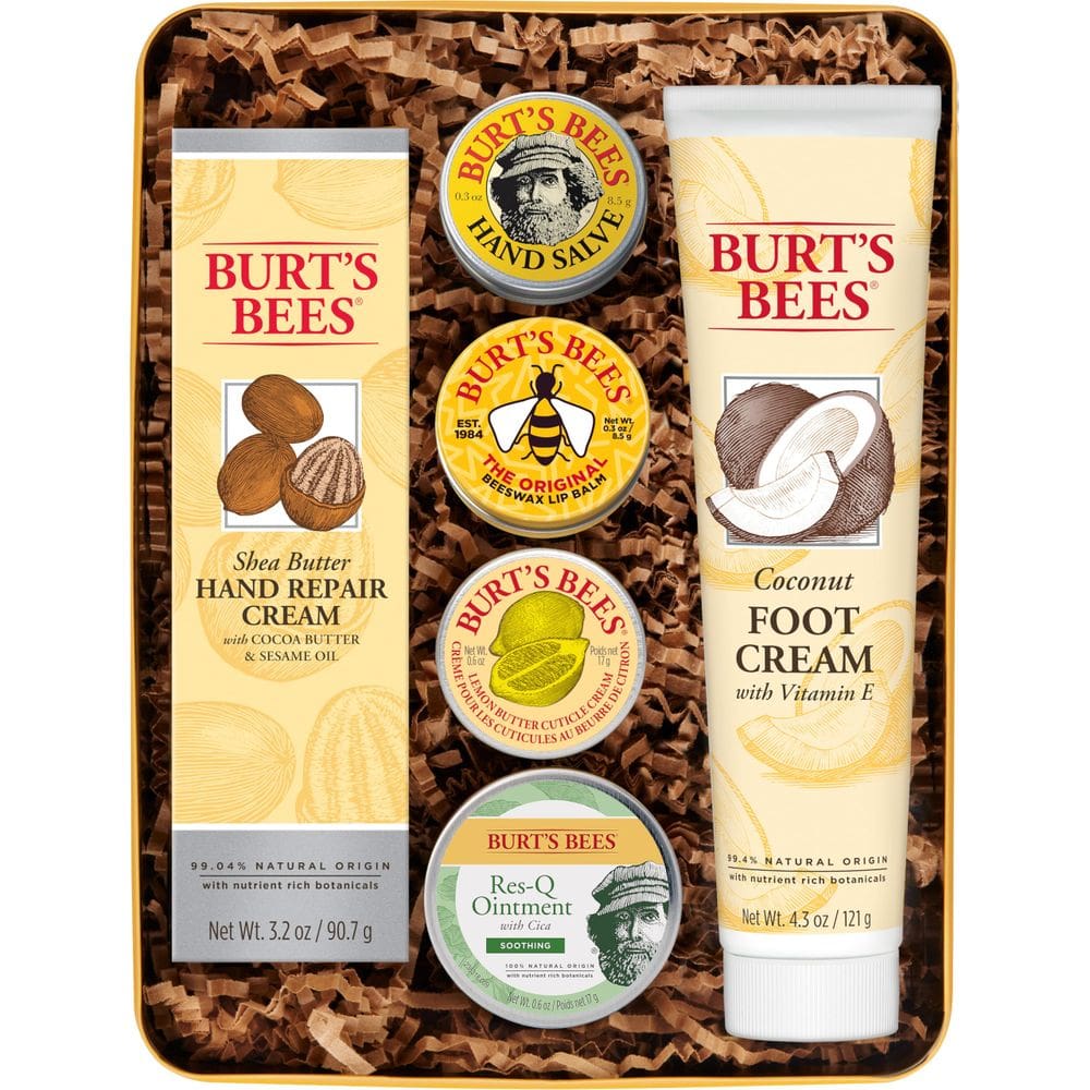 Conjunto de máscaras labiais Burt`s Bees Overnight Treatment, pacote com 3