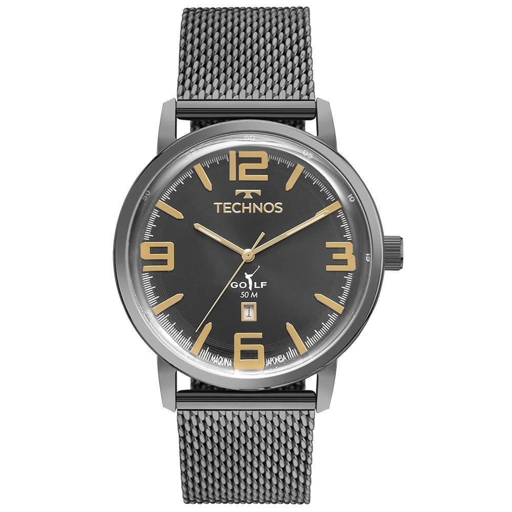 Relógio Technos Masculino Golf Grafite - 2115UBL/1F