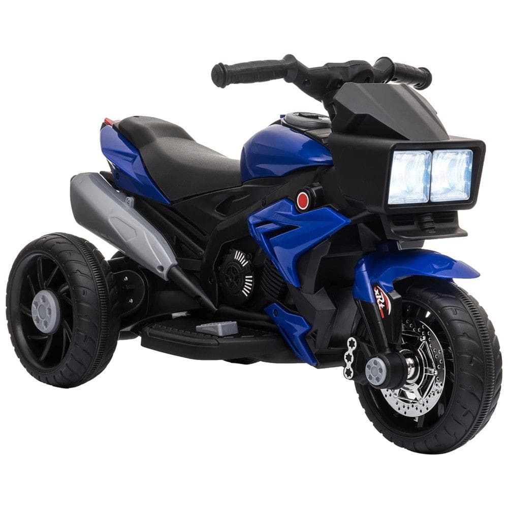 Aosom Moto Elétrica 1 Assento 12V, com Luzes de LED, Azul