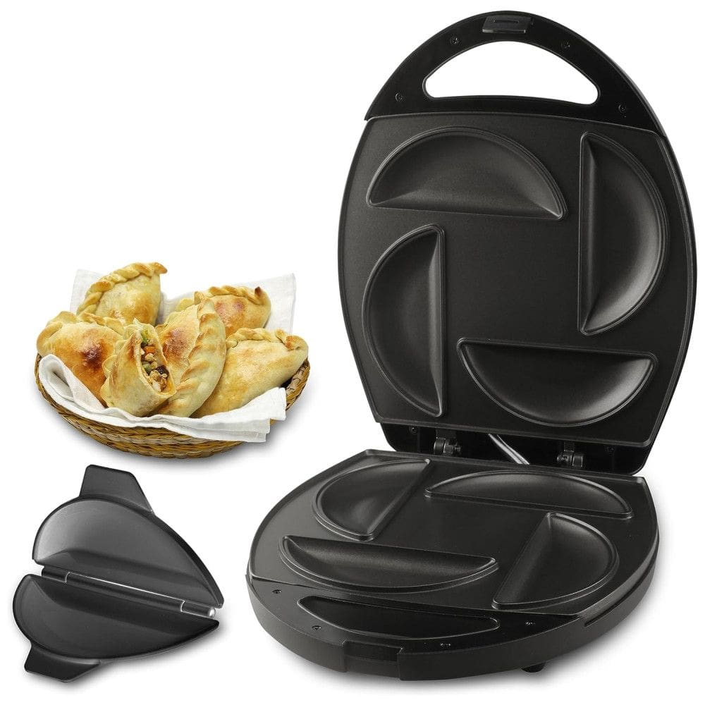Máquina para Fazer Empanada com Molde Prensa, 4 Un por Vez, 110V 1000W, FineMade, Preta
