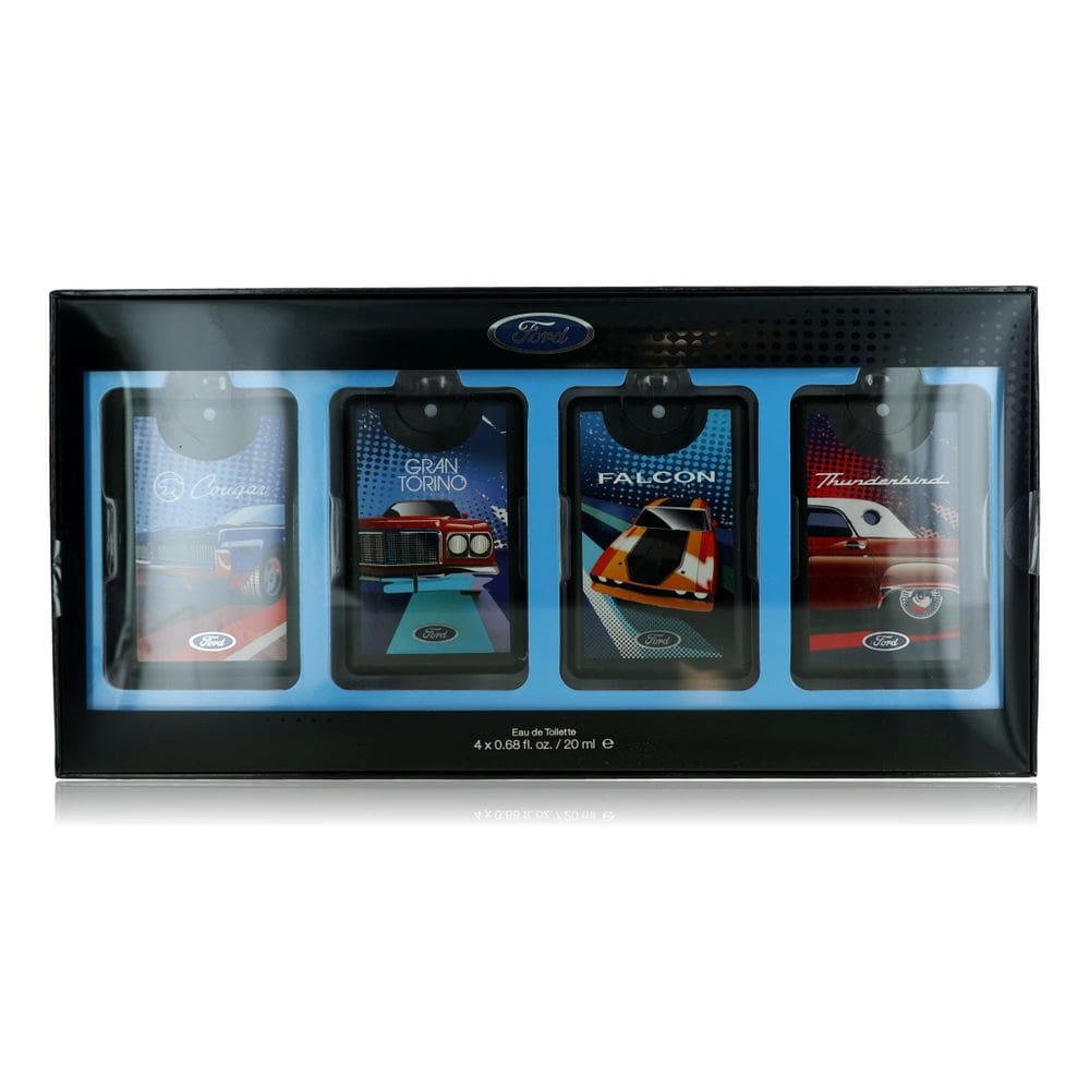Conjunto de perfume para presente Mustang Ford Legacy para homens, 20 ml, 4 unidades