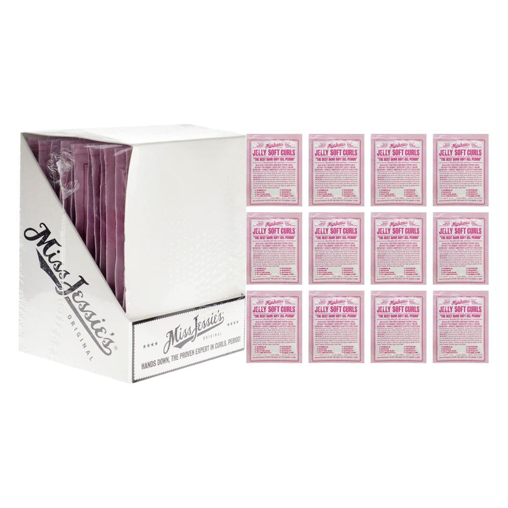 Gel de cabelo Miss Jessies Jelly Soft Curl, 30 ml, pacote com 12