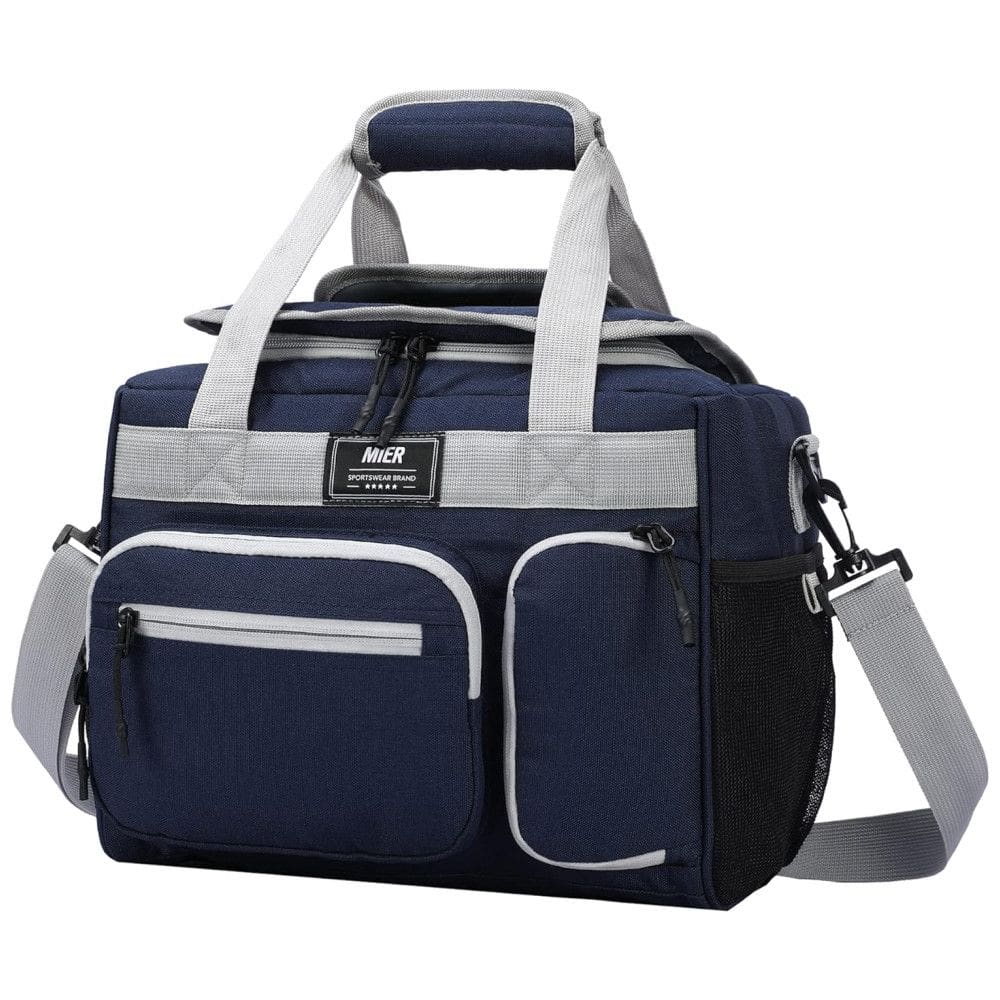 Bolsa Térmica Portátil 18L, Mantém Quente, Frio Por até 5H, MIER, Cinza