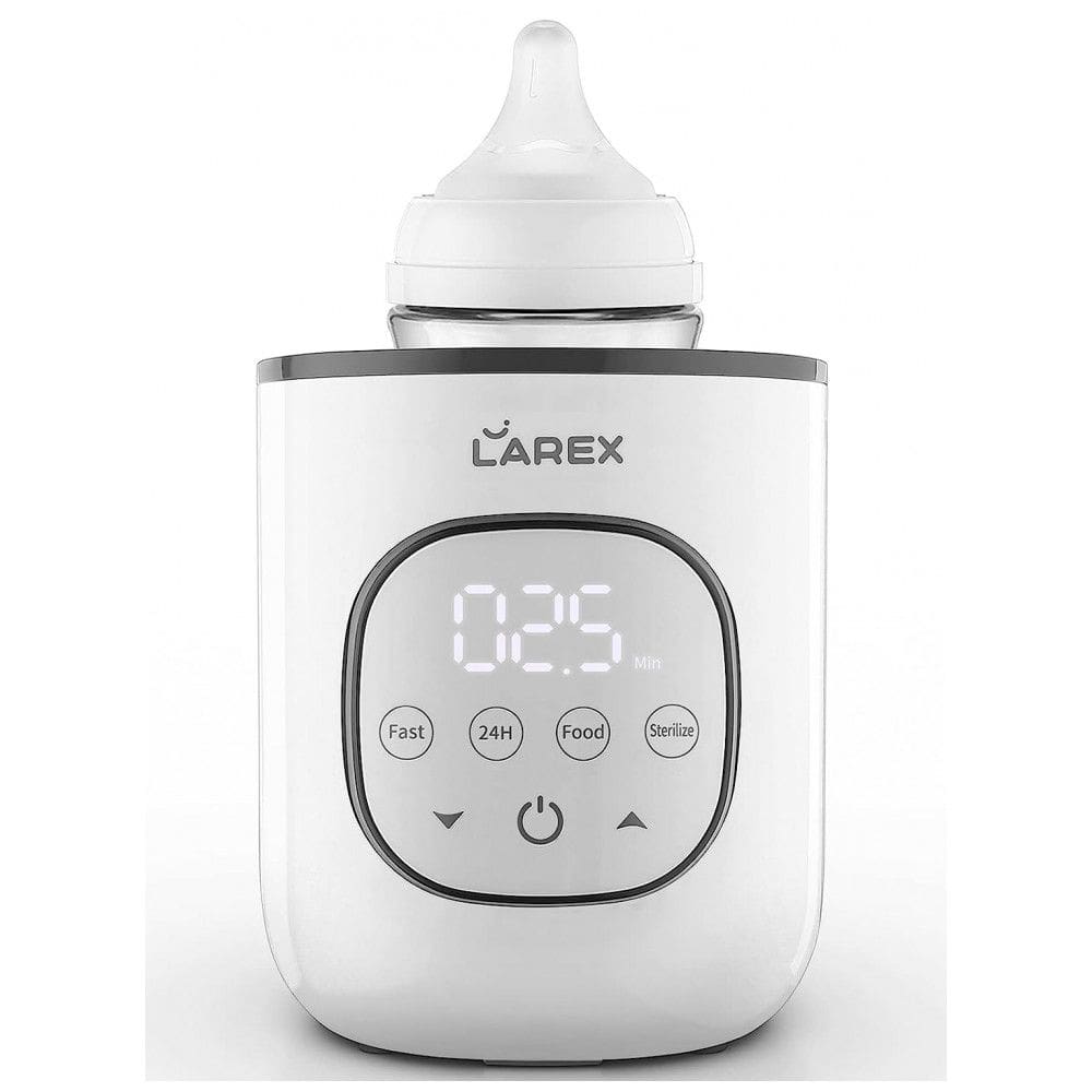 Aquecedor de Mamadeiras 8 em 1 para Fórmula ou Leite Materno com Temporizador, 110V, Larex, Branco
