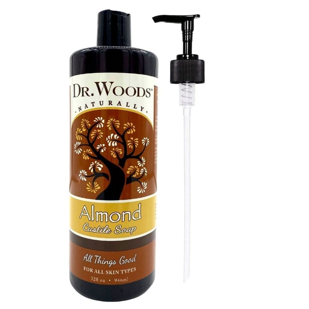 Sabonete líquido de castela Dr. Woods Pure Almond 946 ml com bomba