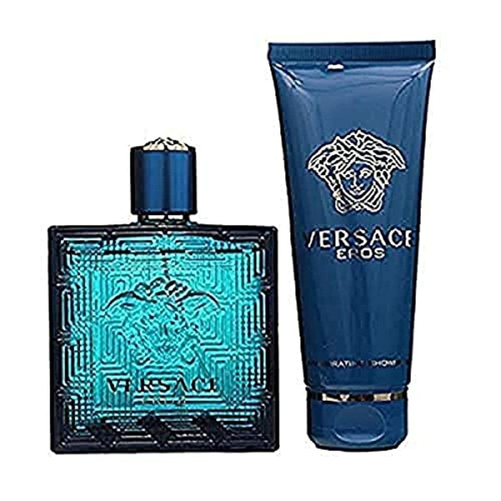 Conjunto de fragrâncias Versace Eros 2 unidades