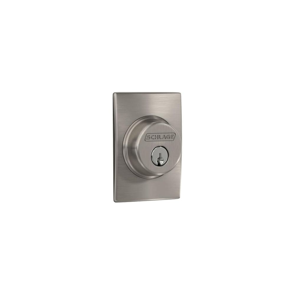 Fechadura de metal com níquel acetinado Schlage Century