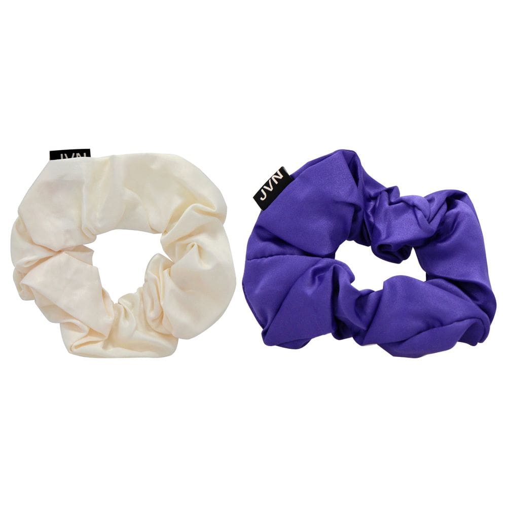 Scrunchie Set JVN Cream-Purple Combo para mulheres