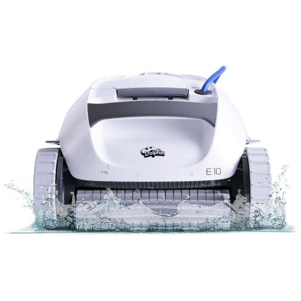 Robô Limpador de Piscina com Escova de Lavagem Ativa e Filtros de Carga Superior de Fácil Acesso, Dolphin E10, Branco