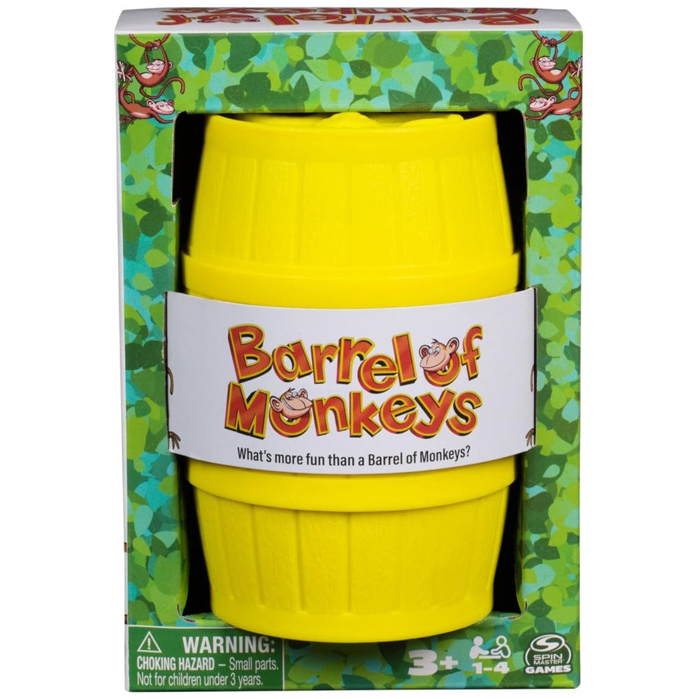 Jogo para a família Spin Master Games Barrel of Monkeys Retro