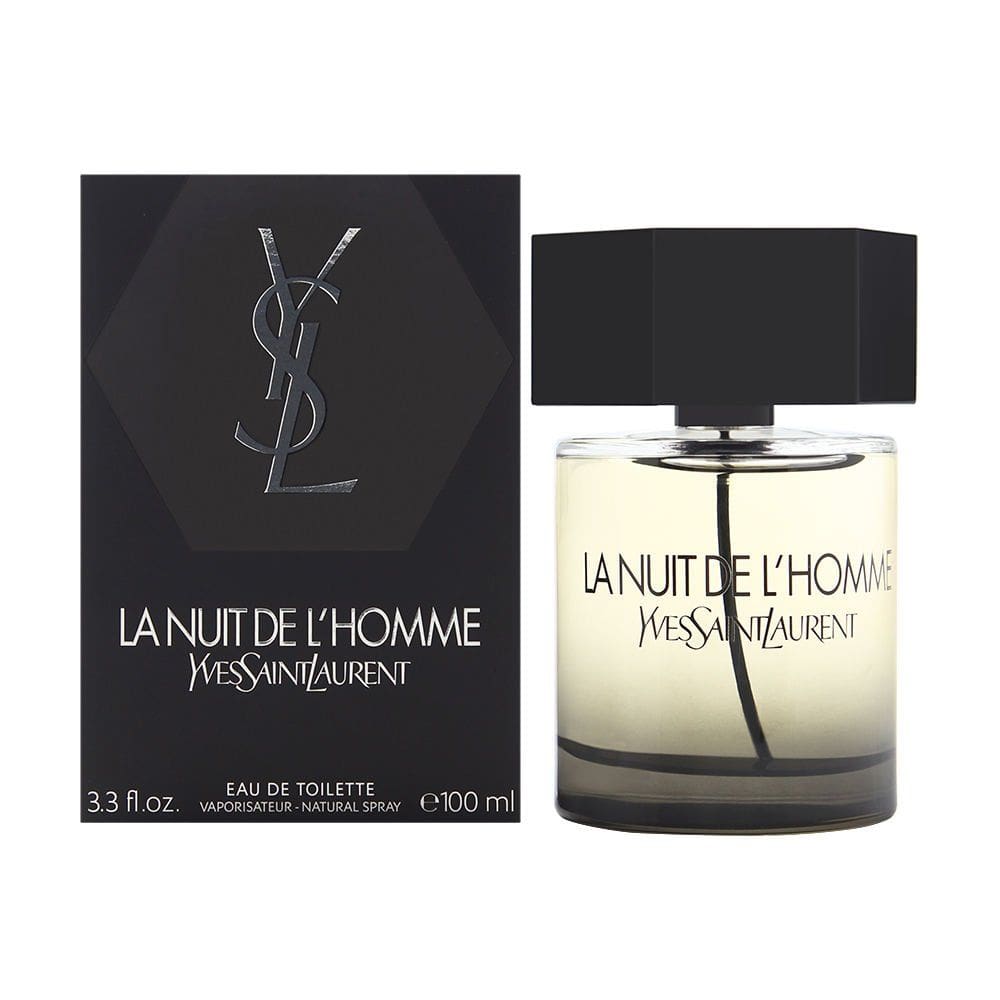 Perfume YVES SAINT LAURENT La Nuit De L`Homme EDT 100mL para homens