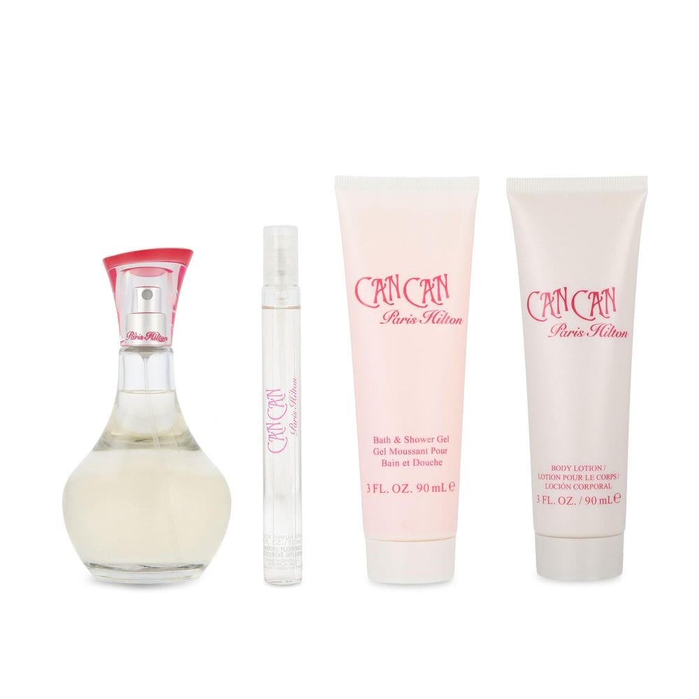 Conjunto de presente Perfume Paris Hilton Can Can Eau De Parfum 100 ml, 4 unidades