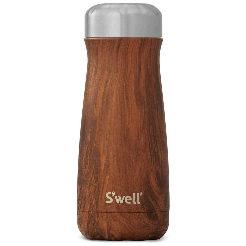 Garrafa Térmica para Água 470mL Isolada a Vácuo de Camada Tripla em Aço Inoxidável, Swell, Marrom