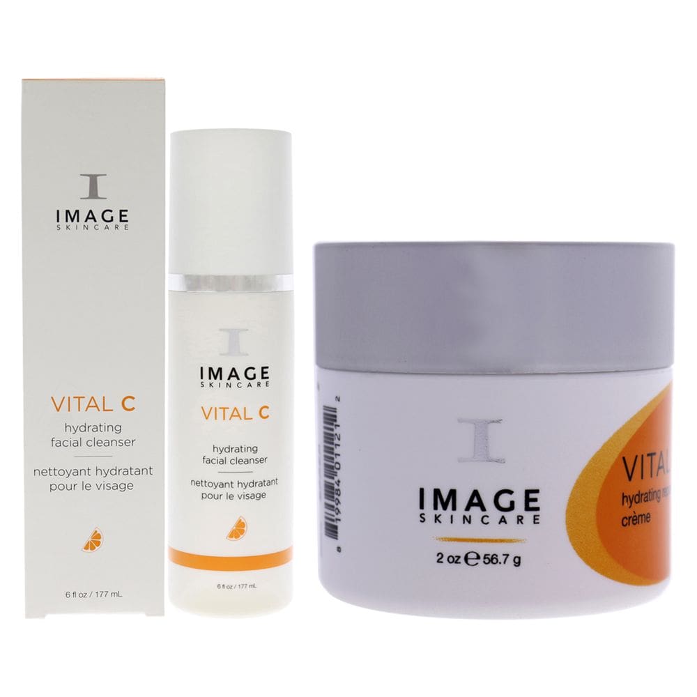 Limpador facial Image Vital C Hydrating com vitaminas A, C e E