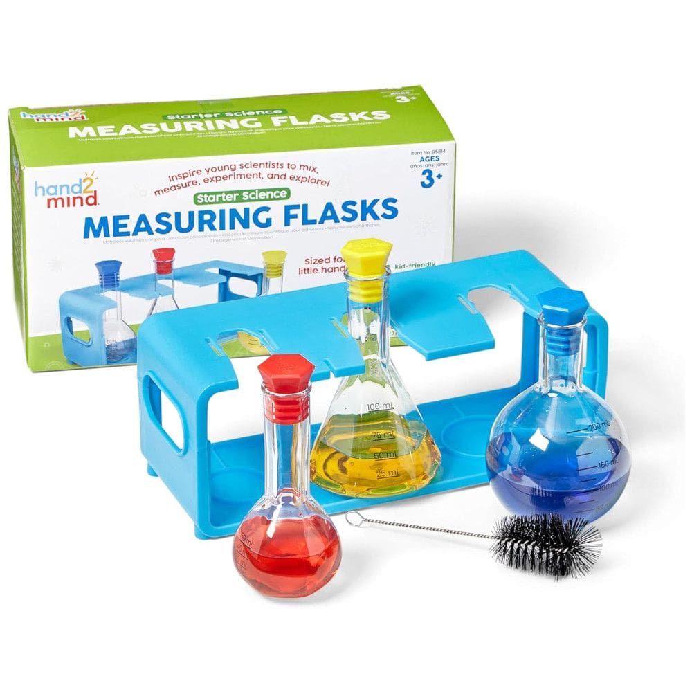 Kit de Copos de Medição Starter Science para Crianças, Equipamento Científico de Laboratório em Plástico, Hand2mind