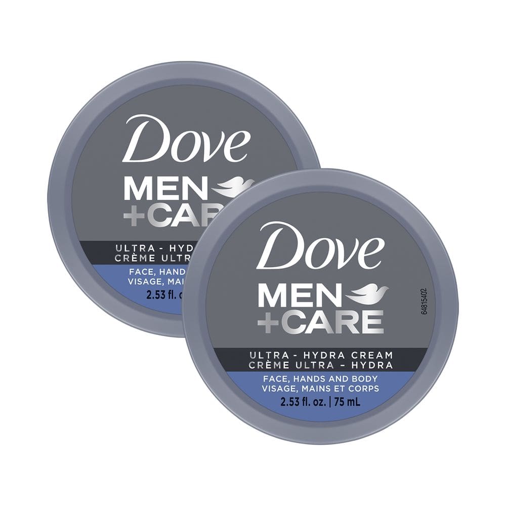 Creme hidratante Dove Men Plus Care Ultra Hydra, pacote com 2 unidades