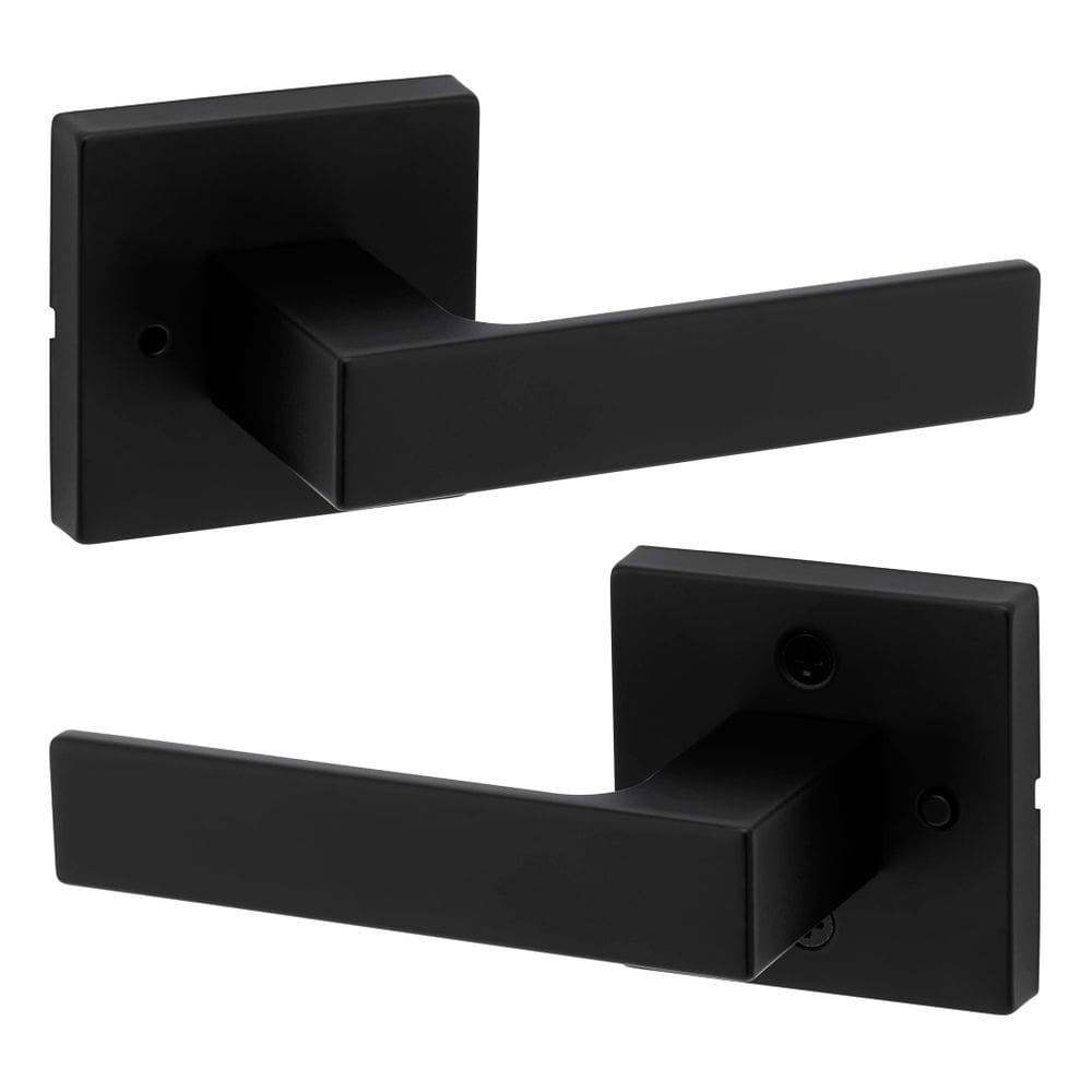 Maçaneta de porta Kwikset Singapore Interior Privacy Black Matte Black